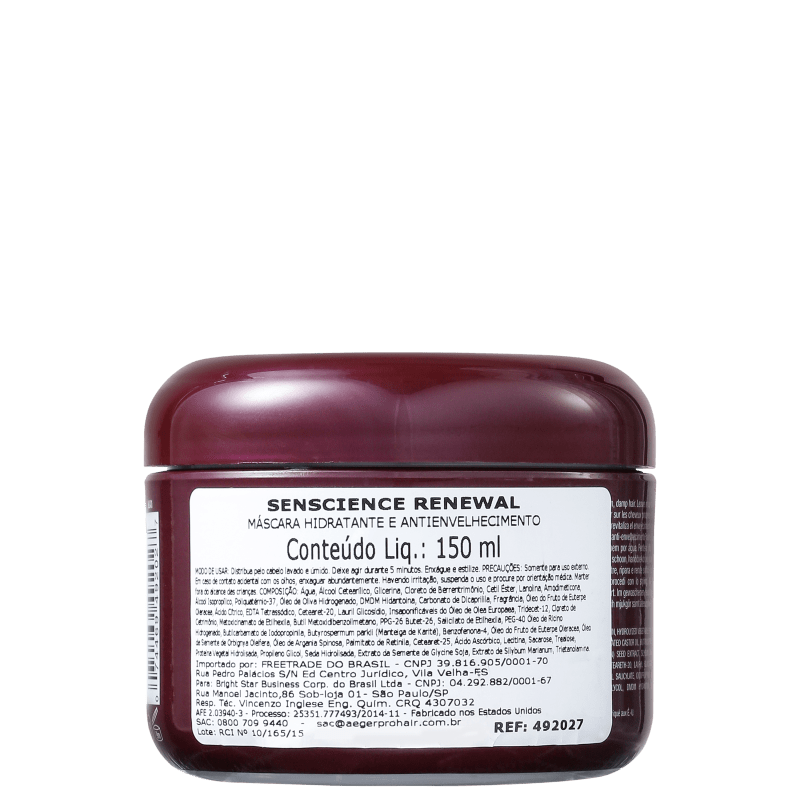 Senscience Renewal - Máscara de Tratamento 150ml