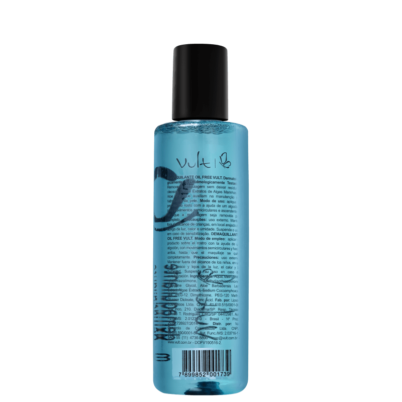 Vult Cosmética Oil Free - Água Demaquilante 180ml