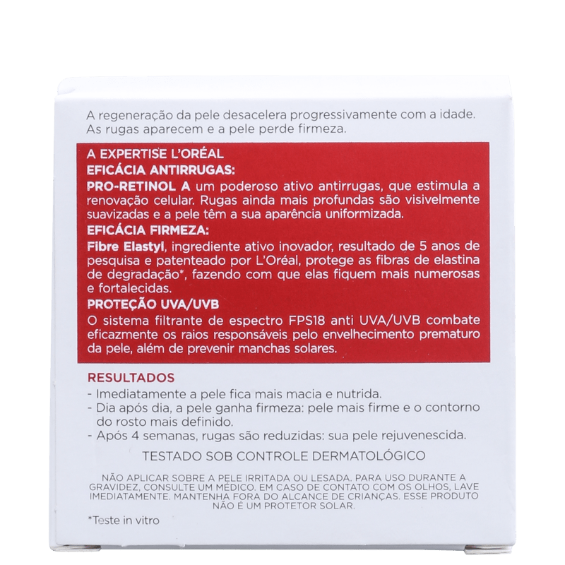 L'Oréal Paris Dermo-Expertise Revitalift FPS 18 - Creme Anti-Idade Diurno 49g