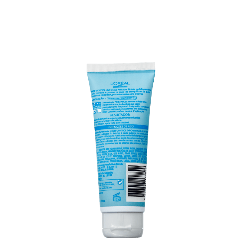 L'Oréal Paris Dermo-Expertise Pure Zone Deep Control - Hidratante Antiacne 75ml