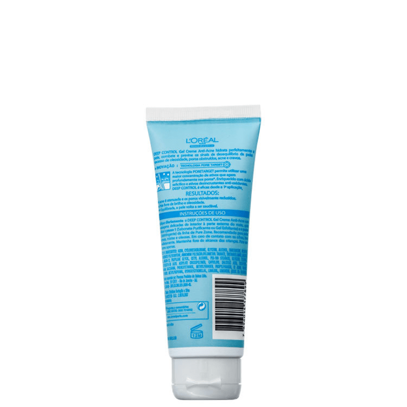 L’Oréal Paris Dermo-Expertise Pure Zone Deep Control Gel Creme – Hidratante Antiacne 75ml