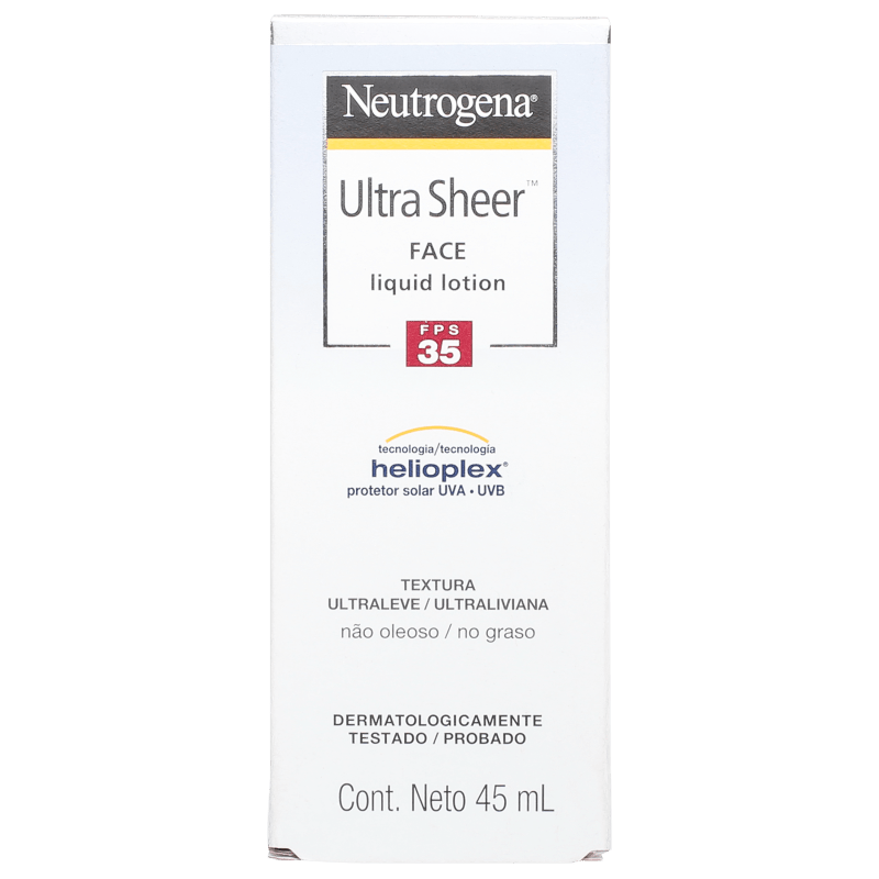 Neutrogena Ultra Sheer Liquid Lotion - Protetor Solar Facial FPS 35 45ml