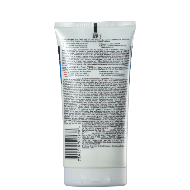 Neutrogena Sun Fresh FPS 30 - Protetor Solar 120ml