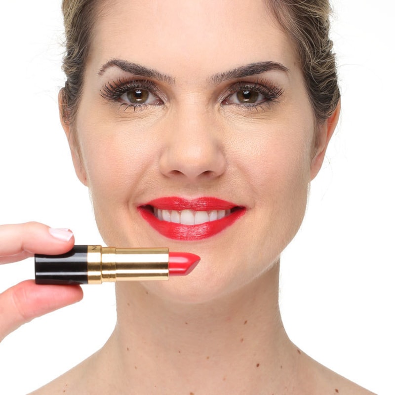 Revlon Super Lustrous 725 Love That Red - Batom Cremoso 4,2g