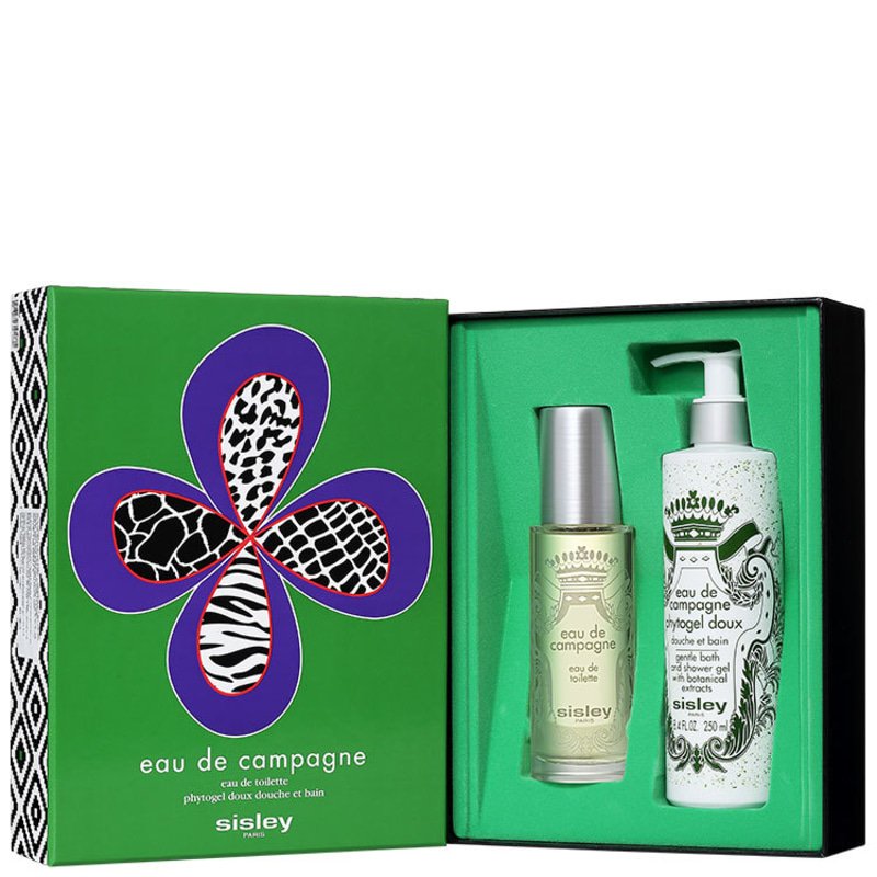 Conjunto Eau de Campagne Sisley Unissex - Eau De Toilete 100ml + Gel de Banho 250ml