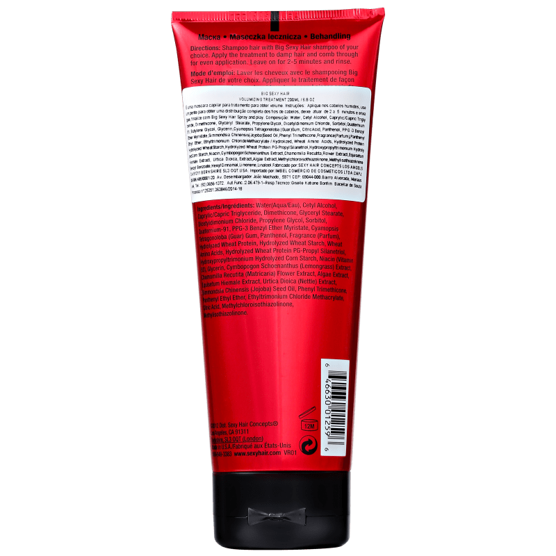 Sexy Hair Big Volumizing Treatment - Tratamento de Volume 200ml
