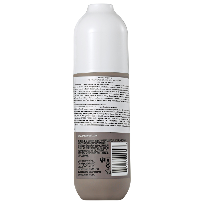 Living Proof No Frizz Weightless Styling Spray - Modelador 100ml
