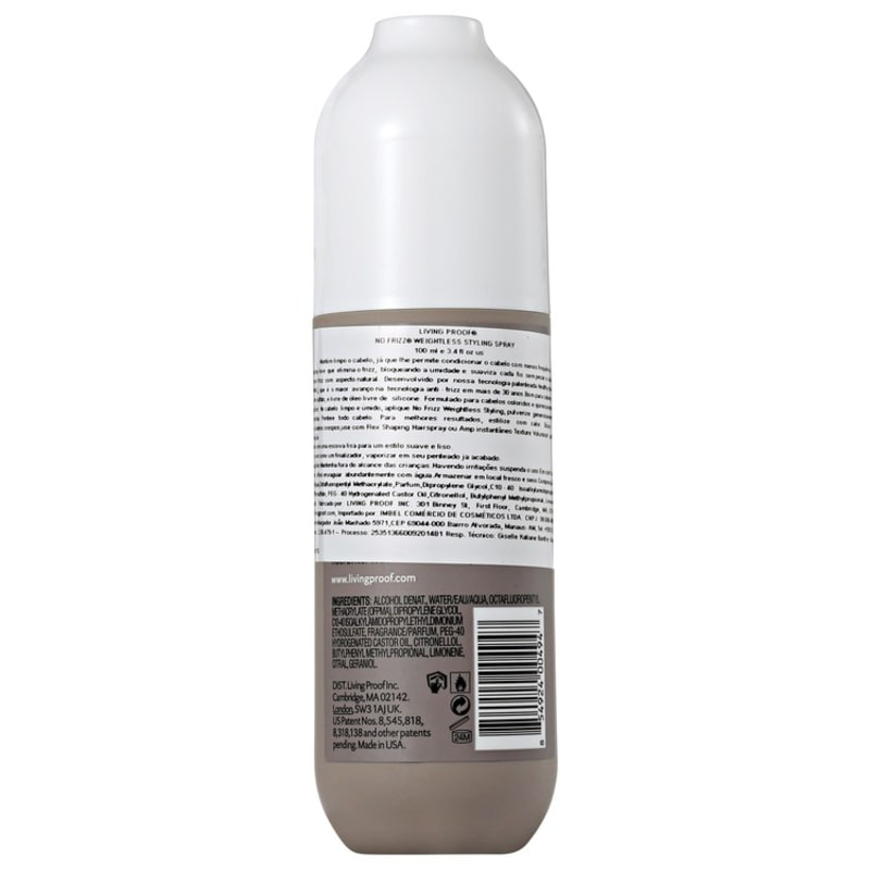 Living Proof No Frizz Weightless Styling Spray - Modelador 100ml