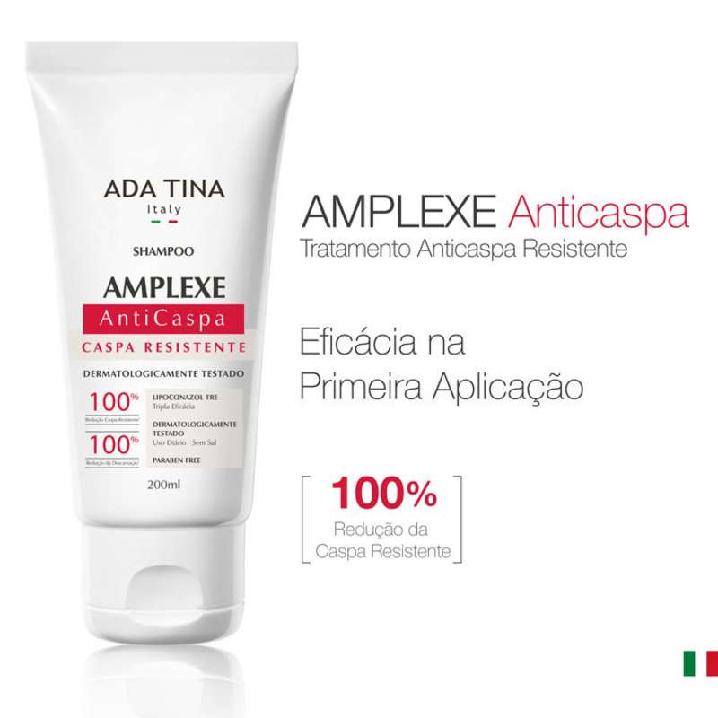Ada Tina Amplexe Anticaspa Caspa Resistente - Shampoo 200ml