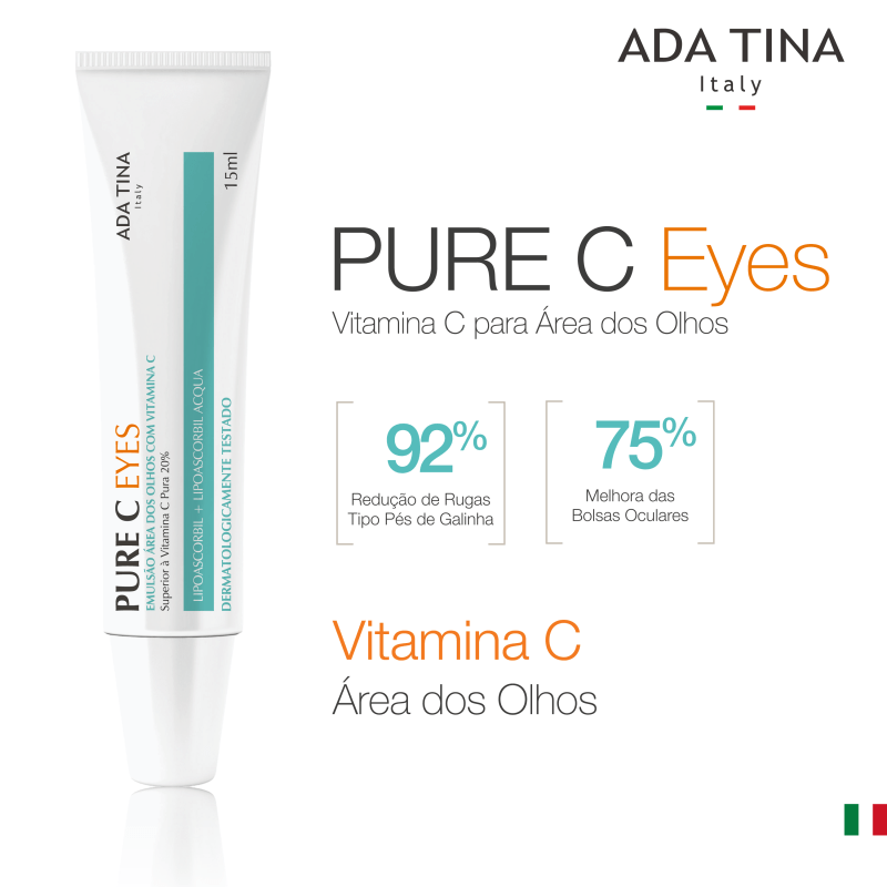 Ada Tina Pure C Eyes Concentrado - Emulsão para Área dos Olhos 15ml