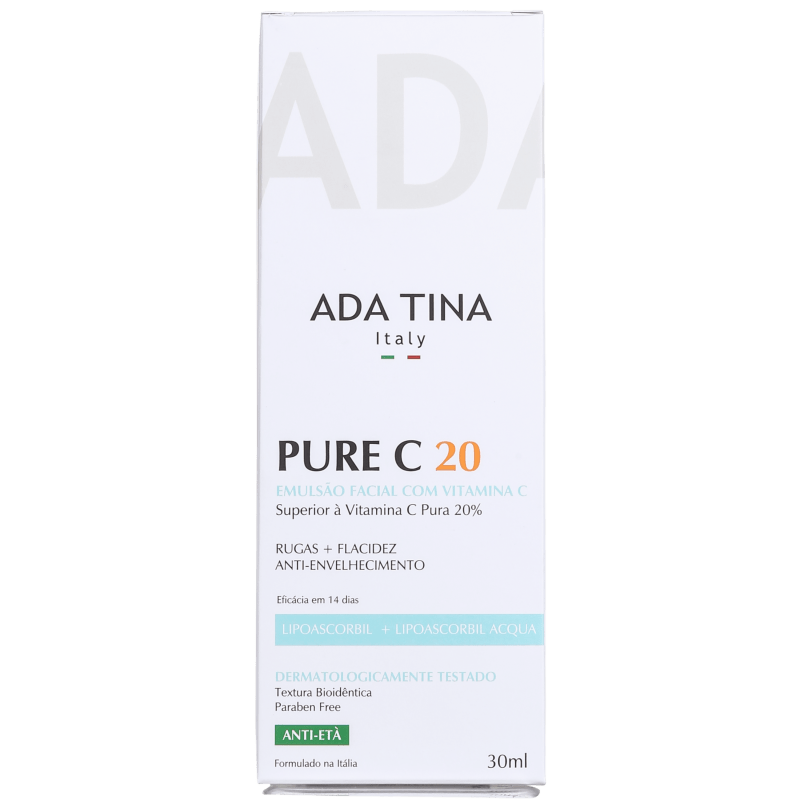 Ada Tina Pure C 20 - Emulsão Anti-Idade Concentrada 30ml