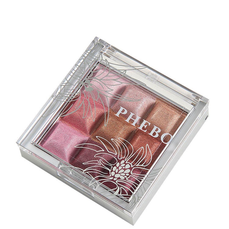 Phebo Cremosas Metálicas Rubelita - Estojo de Sombras 13,5g