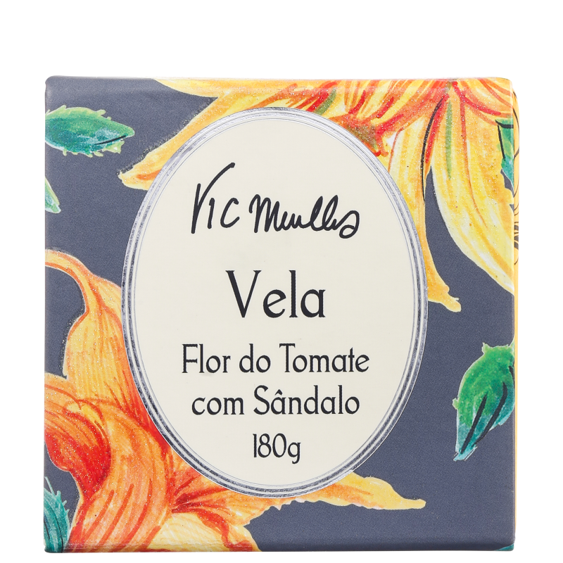 Phebo Vic Meirelles Flor do Tomate com Sândalo - Vela Perfumada 180g