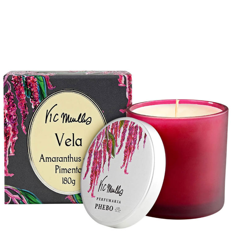 Phebo Vic Meirelles Amaranthus com Pimenta - Vela Perfumada 180g