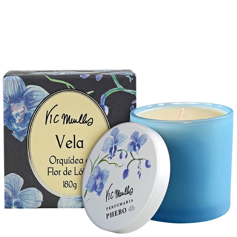 Phebo Vic Meirelles Orquídea e Flor de Lótus - Vela Perfumada 180g