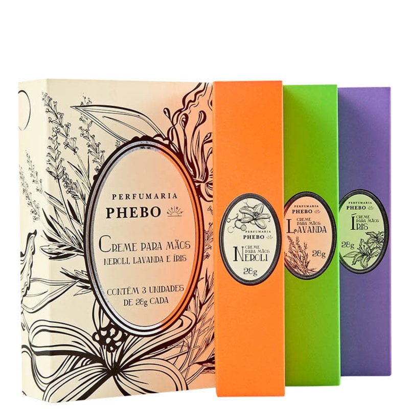 Phebo Perfumaria Águas de Phebo Kit - Creme para Mãos 3x 28g