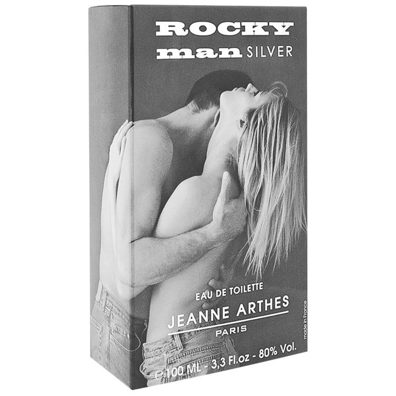 Rocky Man Silver Jeanne Arthes Eau de Toilette - Perfume Masculino 100ml