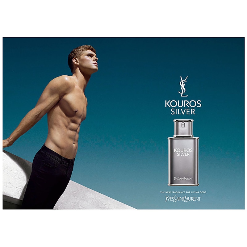 Kouros Silver Yves Saint Laurent Eau de Toilette - Perfume Masculino 100ml