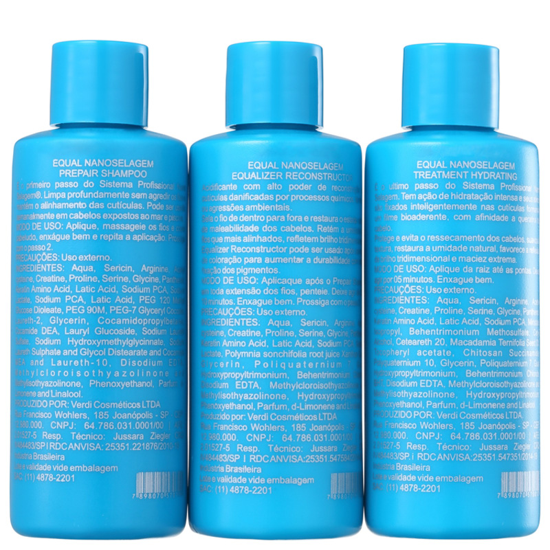 Mediterrani Equal System Ultra Alinhamento e Brilho 3D Kit (3 Produtos)