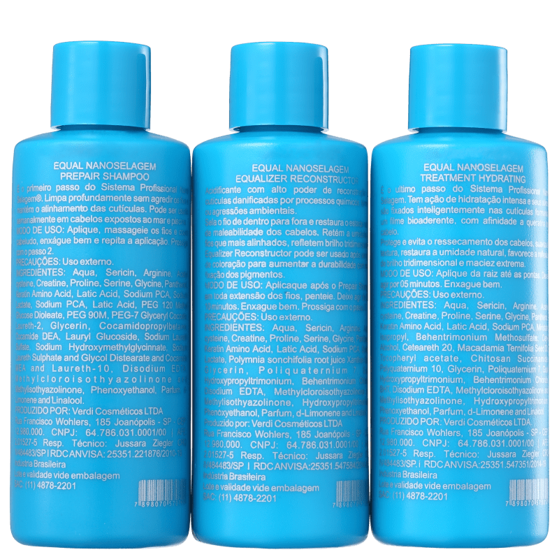 Mediterrani Equal System Ultra Alinhamento e Brilho 3D Kit (3 Produtos)