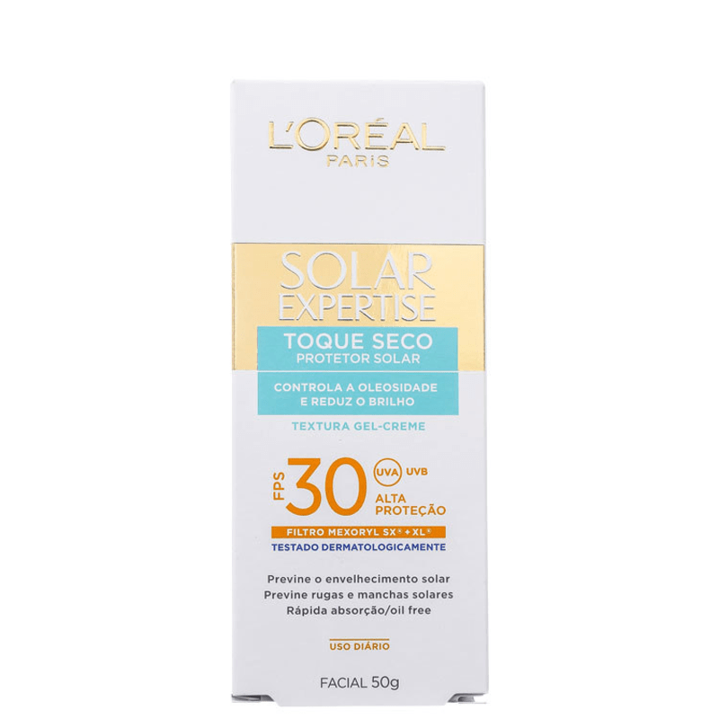 L'Oréal Paris Solar Expertise Toque Seco FPS 30 - Protetor Solar Facial 50g