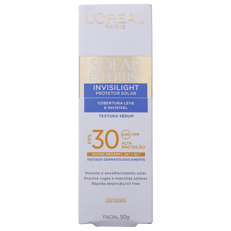 L'Oréal Paris Solar Expertise Invisilight FPS 30 - Protetor Solar Facial 50g