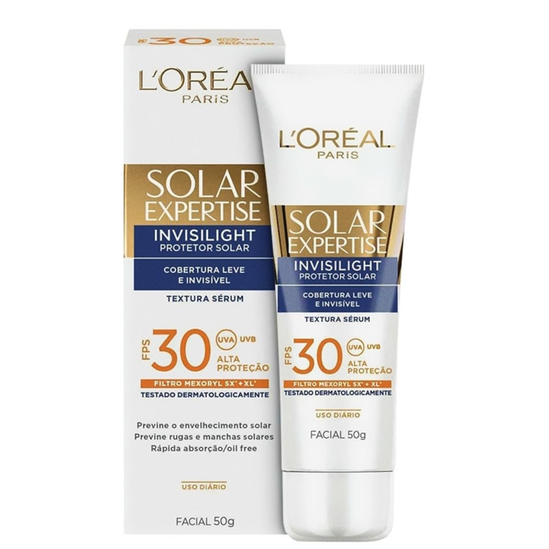 L'Oréal Paris Solar Expertise Invisilight FPS 30 - Protetor Solar Facial 50g