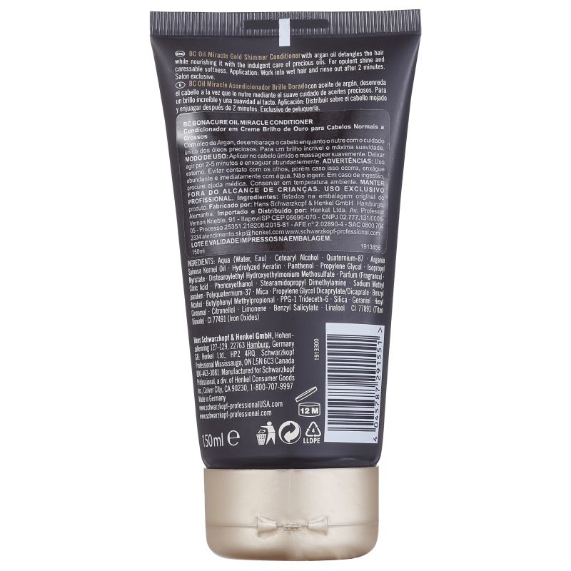 Schwarzkopf Professional BC Bonacure Oil Miracle - Condicionador 150ml