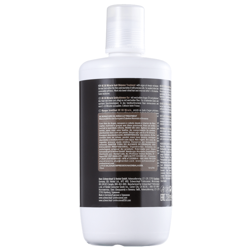 Schwarzkopf Professional BC Bonacure Oil Miracle - Máscara 750ml