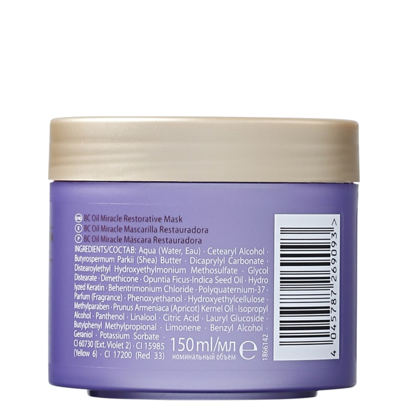 Schwarzkopf Professional BC Bonacure Oil Miracle Barbary Fig - Máscara 150ml