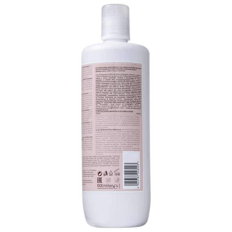 Schwarzkopf Professional BC Bonacure Oil Miracle Rose - Shampoo 1000ml