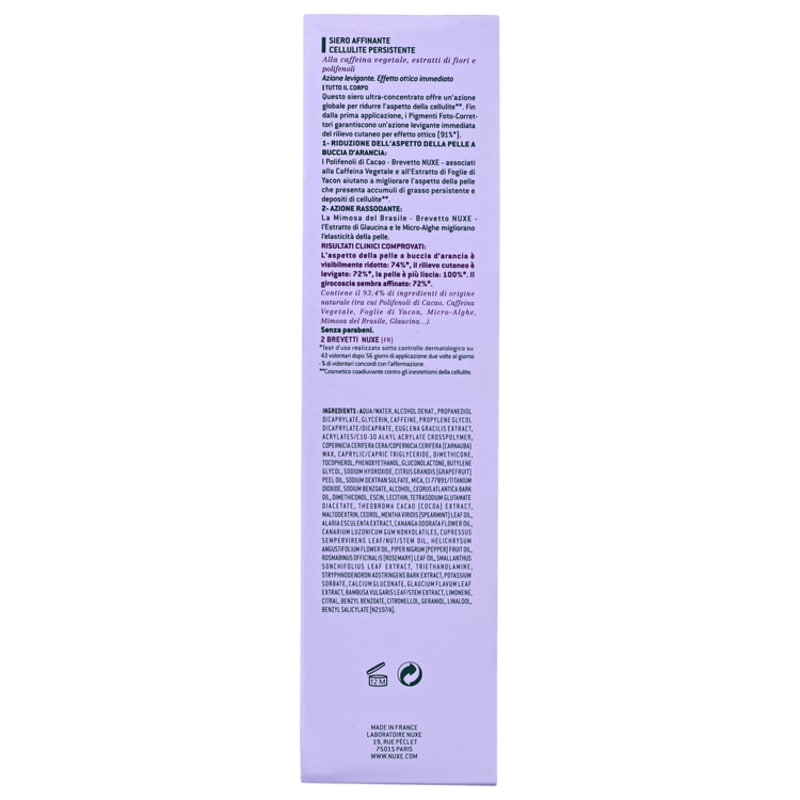 Nuxe Body Sérum Minceur Cellulite Incrustée - Sérum para Celulite 150ml