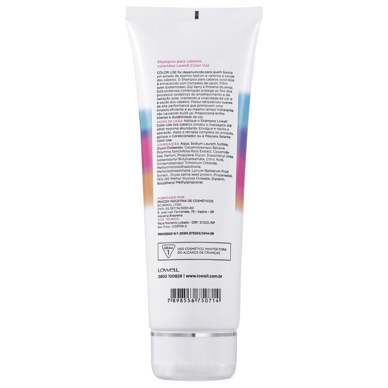 Lowell Color Use – Shampoo 240ml