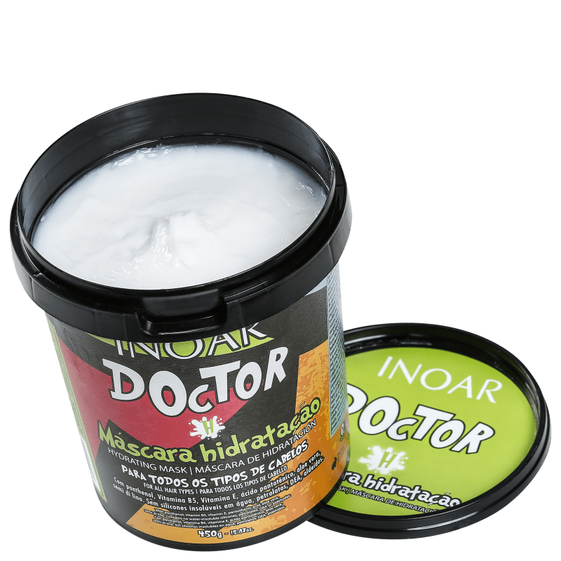 Inoar Doctor Máscara Hidratação - Máscara de Tratamento 450g