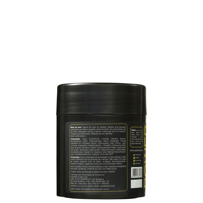 Yenzah Power Whey Fit Cream - Máscara de Tratamento 480g