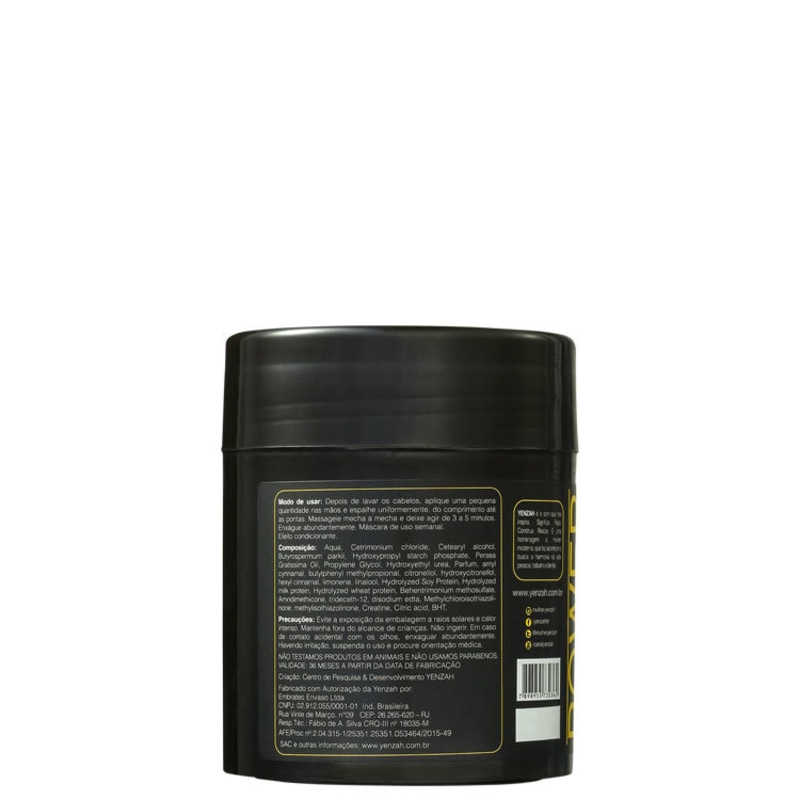 Yenzah Power Whey Fit Cream - Máscara de Tratamento 480g