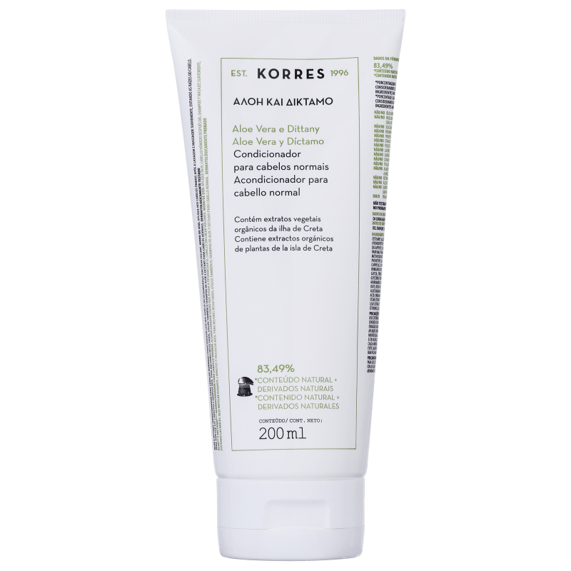 Korres Aloe Vera e Dittany - Condicionador 200ml