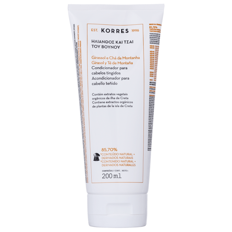 Korres Girassol e Chá da Montanha - Condicionador 200ml