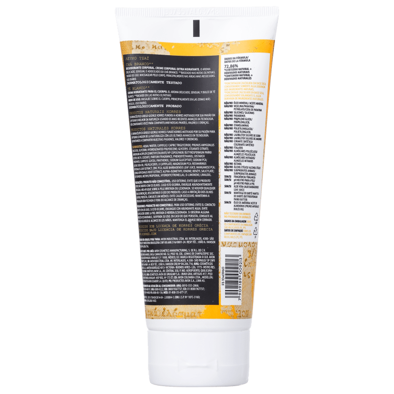 Korres Chá Branco - Creme Hidratante Corporal 200ml