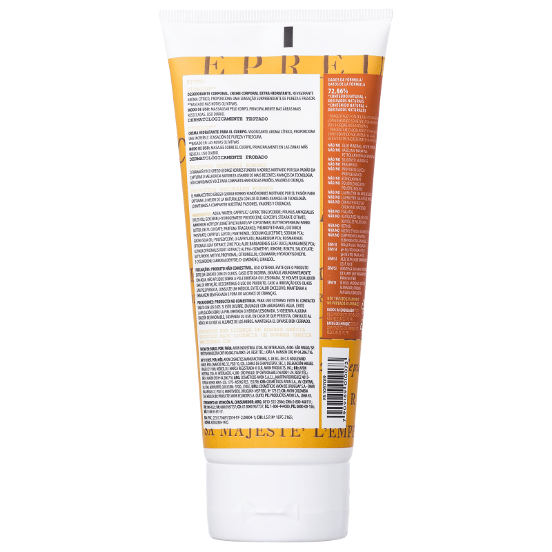 Korres Cítrico - Creme Hidratante Corporal 200ml