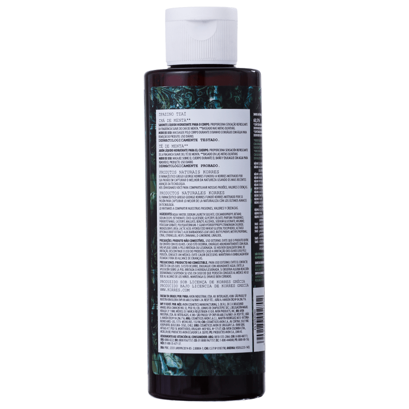 Korres Chá de Menta - Sabonete Líquido 250ml