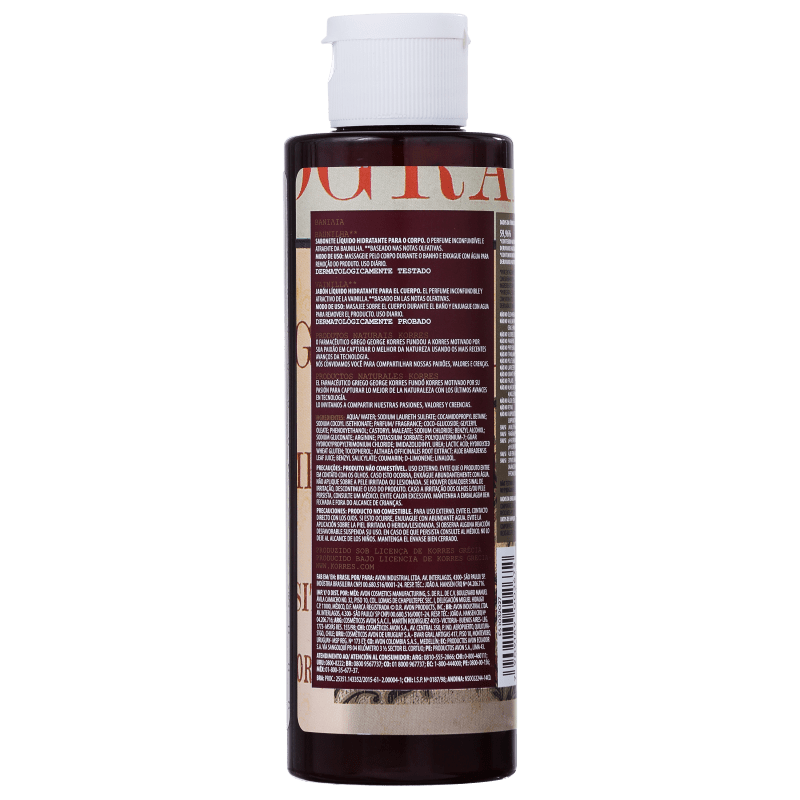 Korres Baunilha - Sabonete Líquido 250ml