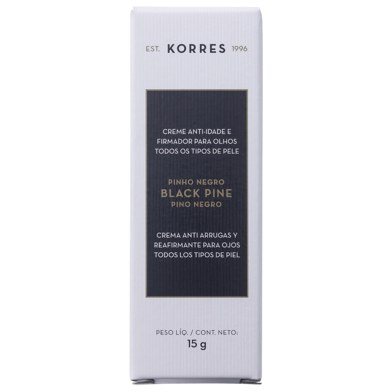 Korres Black Pine - Creme Anti-Idade para Área dos Olhos 15g
