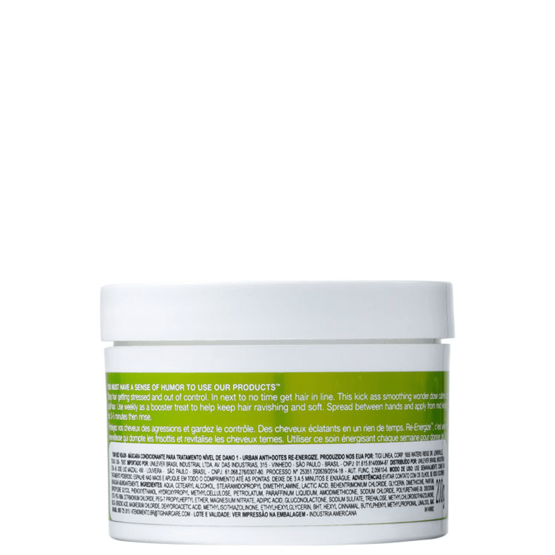 TIGI Bed Head Urban Anti+Dotes #1 Re-Energize Treatment Mask - Máscara de Tratamento 200g