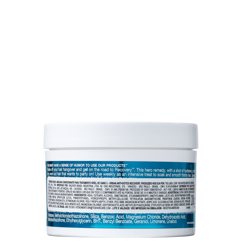 TIGI Bed Head Urban Anti+Dotes #2 Recovery Treatment Mask - Máscara de Tratamento 200ml