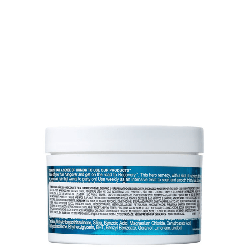 TIGI Bed Head Urban Anti+Dotes #2 Recovery Treatment Mask - Máscara de Tratamento 200ml