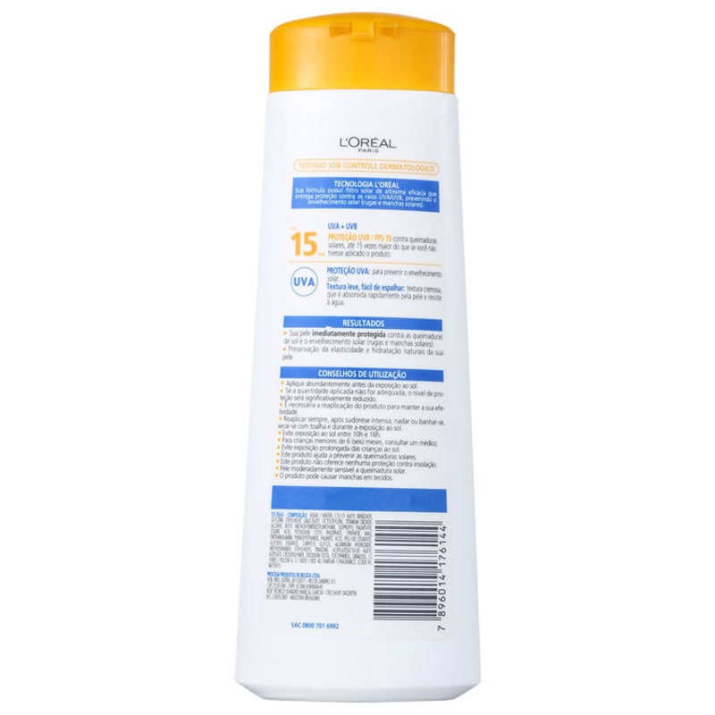 L´Oréal Paris Solar Expertise Loção FPS 15 - Protetor Solar 200ml