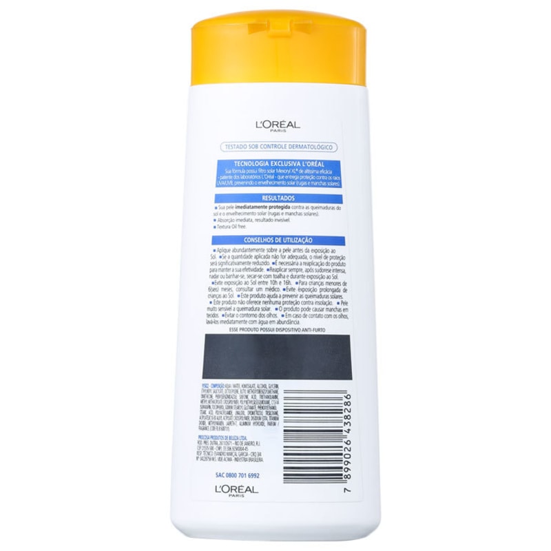 L'Oréal Paris Solar Expertise Invisilight FPS 30 - Protetor Solar 120ml