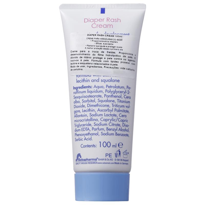 Sebamed Baby Diaper Rash Cream - Creme para Assaduras 100ml