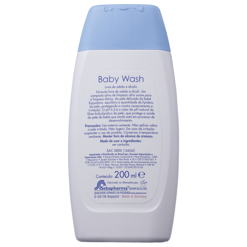 Sebamed Baby Wash Extra Soft - Sabonete Líquido 200ml